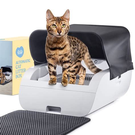 electric cat litter box uk|automatic smart cat litter box.